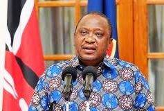 President uhuru Kenyatta. He has reassured this year's KCSE and KCPE candidates that the exams will go on as scheduled.