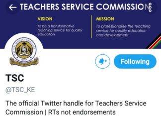 Official Twitter account for the Teachers Service Commission, TSC.