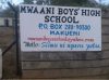 Mwaani Boys Secondary School; full details, KCSE Results Analysis, Contacts, Location, Admissions, History, Fees, Portal Login, Website, KNEC Code