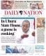 Teachers to receive free Newspapers as NMG, KNUT sign deal 1 Daily nation newspaper's cover page. Teachers will now receive free e-papers after KNUT, NMG signed deal.