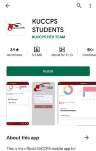 THE KUCCPS STUDENT MOBILE APP.