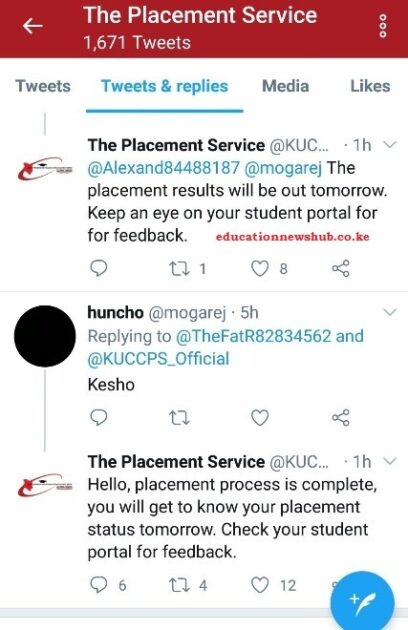 KUCCPS to release placement results for 2019 KCSE candidates today