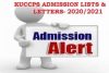 2020/2021 KUCCPS ADMISSION LETTERS AND LISTS PER UNIVERSITY