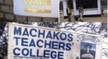 Machakos Teachers Training College Courses, Fees Structure, Admission Requirements, Application Form, Contacts, portals, location