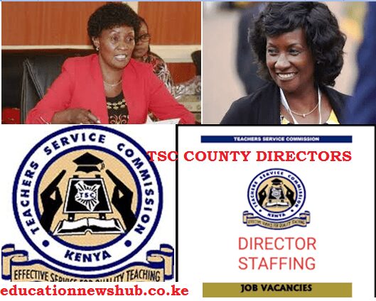 TSC County Directors; Roles/ duties they perform: Latest TSC News