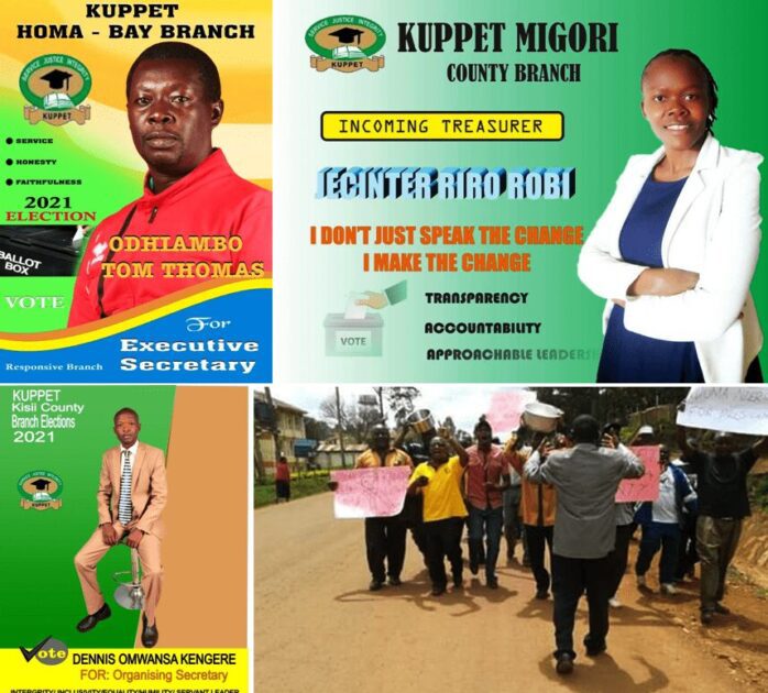 KUPPET elections 2021; Teachers in heated campaigns.