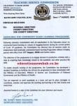TSC Circular on guidelines for community based learning program; Read full TSC circular 2 TSC circular on the Community Based Learning program, 2020.