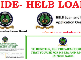 HELB loan application 2023.