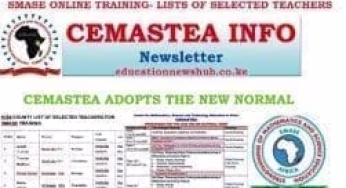 Advertised SMASE trainers vacancies for teachers per County (Trans Nzoia)