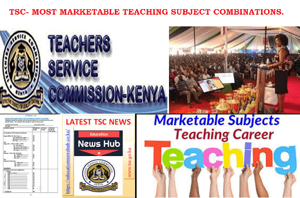 Most marketable TSC teaching subject combinations.
