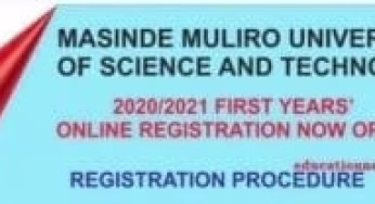 Masinde Muliro university 2020/2021 Student online registration