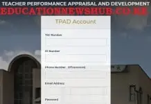 TPAD 2 account creation. Required information.