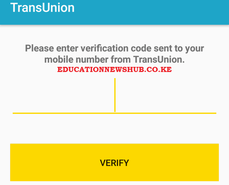 Trans Union Mobile App.