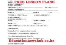 Free lesson plans for all subjects.