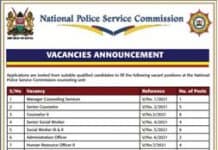 Apply for these open vacancies at the National Police Service.