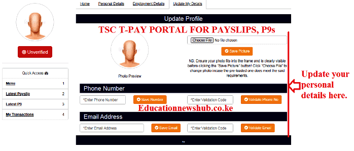 T-pay Payslips online 3