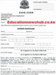 TSC Bank Form For Teachers