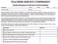 TSC New list of documents that Head teachers and Principals must prepare 2 TSC Checklist of documents to be maintained by Heads of Schools