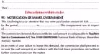 TSC salary over payment- When it can occur and how it is recovered