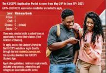 Kuccps portal now open for Course applications, revisions by KCSE 2020 candidates