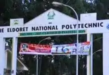 The Eldoret National Polytechnic.