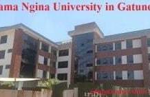 Mama Ngina University.