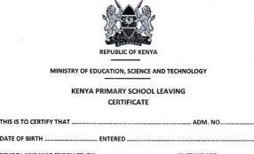 Kenya Primary School Leaving Certificate