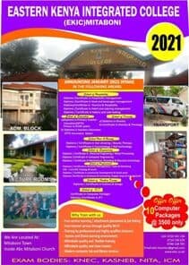 Eastern Kenya Intergrated Teacher Training College- Admissions, fees, requirements, contacts, location