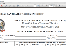 Knec guidelines on Computer Project. (2)