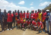 East Africa School Games 2022 volleyball champions, Cheptil Secondary School, from Kenya.