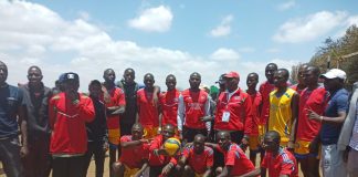 East Africa School Games 2022 volleyball champions, Cheptil Secondary School, from Kenya.