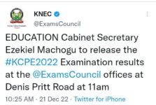 KCPE 2022 Exam Results