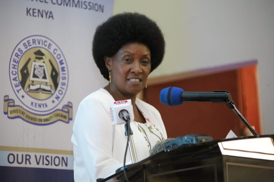 TSC Chief Executive Officer Dr Nancy Macharia