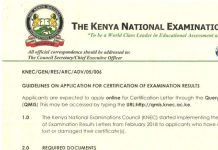 How to replace lost Knec Certificate Online
