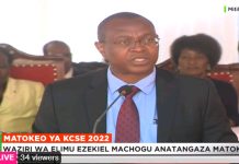 Release of the 2022 KCSE results