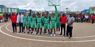 2023 KSSSA National School Games Basketball Girls Champions- Butere from the Western Region.