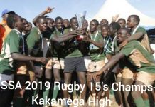 Kakamega High Rugby 15's Team.