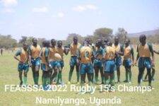 2022 East Africa School Games Rugby 15's Past Winners- Namilyango College from Uganda.