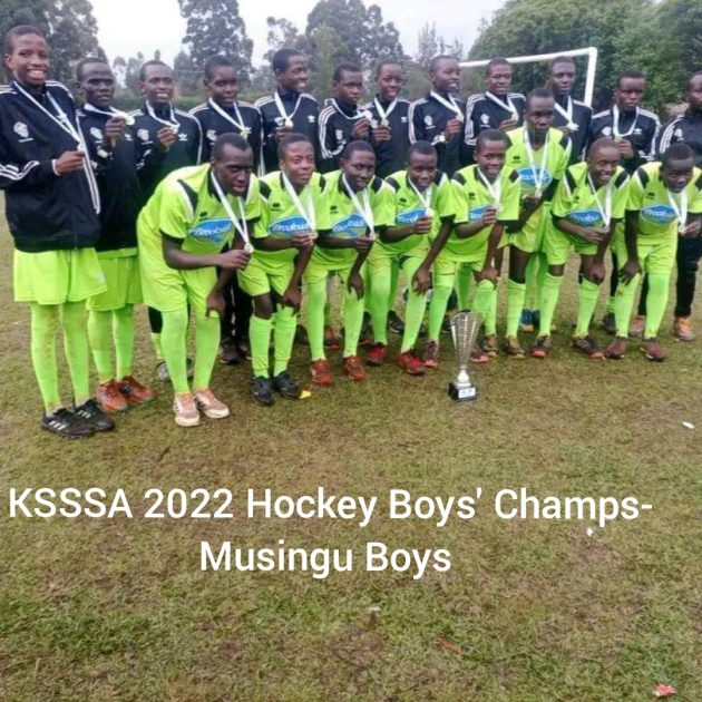 Musingu Boys- KSSSA 2022 Hockey champs