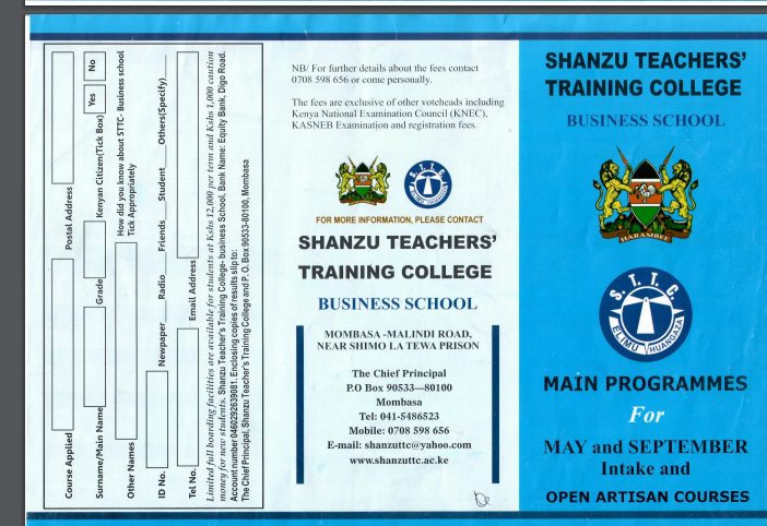 Shanzu Teachers’ Training College