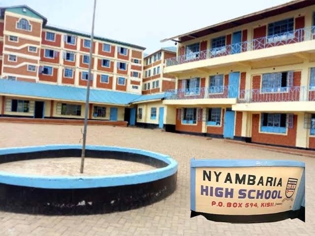 Nyambaria High School's KCSE results.