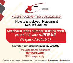 How to check your Kuccps placement results