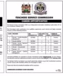 TSC Vacancies 2024