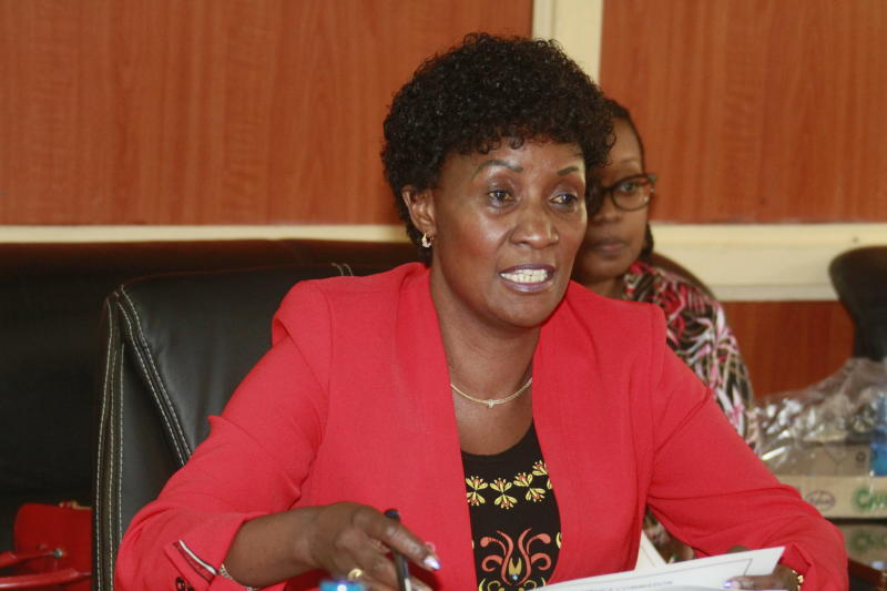 The Teachers Service Commission CEO Nancy Macharia