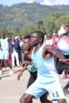 Boys' basketball action at Machakos School during the 2024 Term One Games.