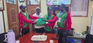 School Games: Kisii risks losing hosting rights for the KSSSA National Term 2 Games 1 The Nyanza Region Secondary Schools' Sports Association (NRSSSA) executive officials (Tom Thomas Odhiambo, right, and Chairman, George Oloo; second right) received the regional flags from the KSSSA National Chair Kipchumba Maiyo (Left) and Secretary General David Ngugi (Second left). This was done on Saturday 13th April, 2024 after the conclusion of the term one games in Machakos School.