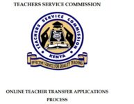 TSC Transfer Online Portal- Login to apply and check progress status