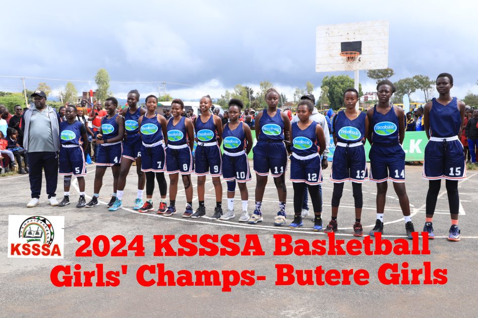 2024 Brookside Dairy National Term One Games Basketball Girls Champions Butere Girls from the Western Region
