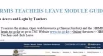 TSC Leave Application (Ultimate Guide For Teachers)