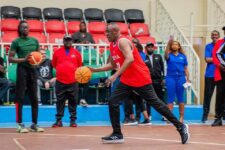 CS Owalo launches the National Invitational basketball tournament.